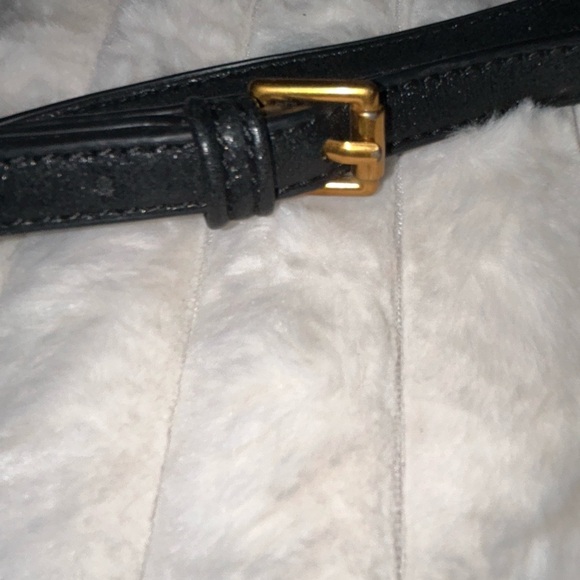 Lulu's Black and Gold Crossbody Bag with Chain Detail - Picture 2 of 8